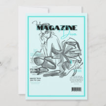 Invitation pour un magazine de mode pour enterreme