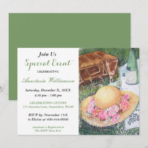 INvitation POUR UN PIC-NIC ROMANTIQUE AU PARC