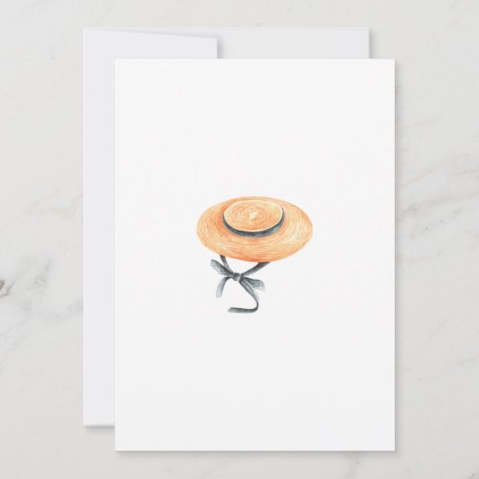 Invitation pour un pique-nique d'anniversaire de m (Dos)