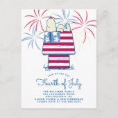 Invitation pour un pique-nique du 4 juillet avec P (Devant)