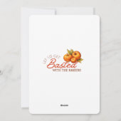 Invitation pour un potluck de Thanksgiving rustiqu (Dos)