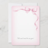 Invitation pour un premier anniversaire, arc et ro (Dos)