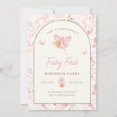 Invitation pour un premier anniversaire de fée, An (Devant)