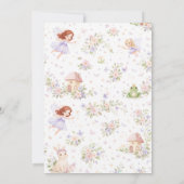 Invitation pour un premier anniversaire de Jardin (Dos)