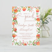 Invitation pour un premier anniversaire doux comme (Debout devant)