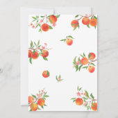 Invitation pour un premier anniversaire doux comme (Dos)