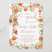 Invitation pour un premier anniversaire doux comme (Devant / Derrière)