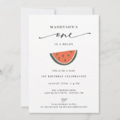 Invitation pour un premier anniversaire One In A M (Devant)