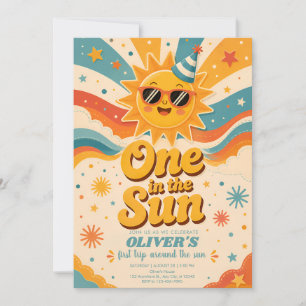 Invitation pour un premier anniversaire sous le so