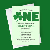 Invitation pour un premier anniversaire sous le tr