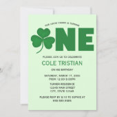 Invitation pour un premier anniversaire sous le tr (Devant)