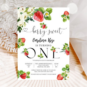 Invitation pour un premier anniversaire tout en do