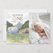 Invitation pour un premier anniversaire "Un joyeux (Devant)