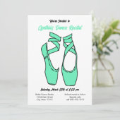 Invitation pour un Récital de Danse de Ballet Vert (Debout devant)