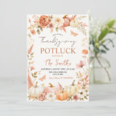 Invitation pour un repas-partage de Thanksgiving B (Debout devant)