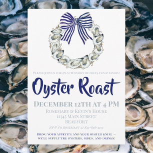 Invitation pour un Roast d'Huîtres de Famille Cour