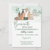 Invitation pour un Spa entre filles pour un enterr (Devant)