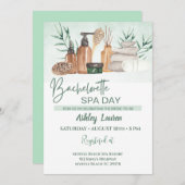 Invitation pour un Spa entre filles pour un enterr (Devant / Derrière)