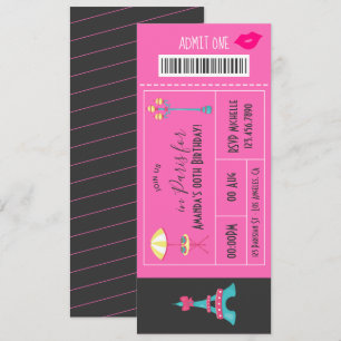Invitation pour un spectacle d'anniversaire sur le