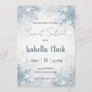 Invitation pour un Sweet Sixteen hivernal – Douces