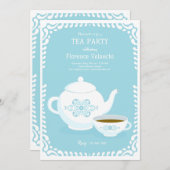Invitation pour un thé (Devant / Derrière)