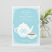 Invitation pour un thé simple (Debout devant)