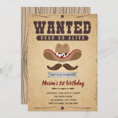 Invitation pour un thème de fête d'anniversaire de (Devant / Derrière)