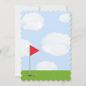 Invitation pour un tournoi de golf (Dos)