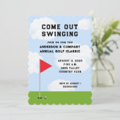 Invitation pour un tournoi de golf (Debout devant)