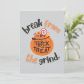 Invitation pour un Trick or Treat (Debout devant)