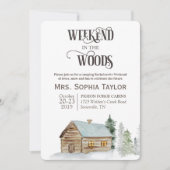 Invitation pour un week-end dans les bois (Devant)