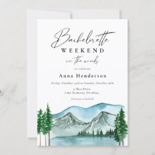 Invitation pour un week-end de Bachelorette dans l