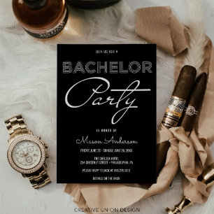 Invitation pour un week-end de fête d'enterrement