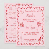 Invitation pour un week-end de fête d'enterrement  (Devant / Derrière)