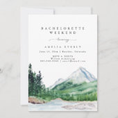 Invitation pour un week-end de fiançailles à la mo (Devant)