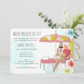 Invitation pour un week-end de filles à la plage (Debout devant)