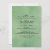 Invitation pour un week-end d'enterrement de vie d (Dos)