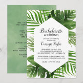 Invitation pour un week-end d'enterrement de vie d (Devant / Derrière)