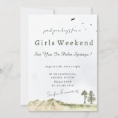 Invitation pour un week-end d'enterrement de vie d (Devant)