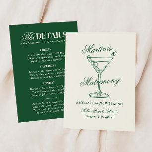 Invitation pour un week-end d'enterrement de vie d