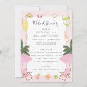 Invitation pour un week-end d'enterrement de vie d (Dos)