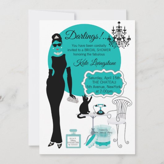 Invitation pour une Baby Shower (Devant)