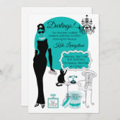 Invitation pour une Baby Shower (Devant / Derrière)