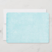 Invitation pour une Baby Shower à l'aquarelle Mont (Dos)