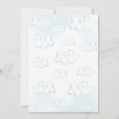 Invitation pour une Baby Shower avec un Ours en Pe (Dos)
