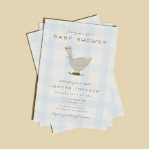 Invitation pour une Baby Shower avec un Petit Garç