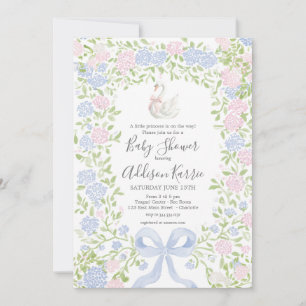 Invitation pour une baby shower avec un thème de c
