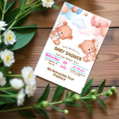 Invitation pour une Baby Shower avec une aquarelle