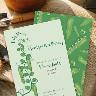 Invitation pour une baby shower bébé petite douce