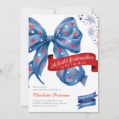Invitation pour une Baby Shower Bébé Petite Fusée (Devant)